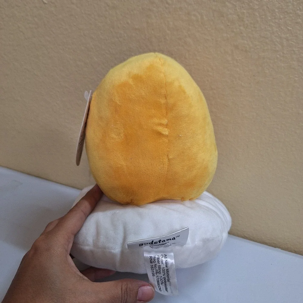 Sanrio Gudetama Plush Lazy Egg Rose Cloud Cushion 8